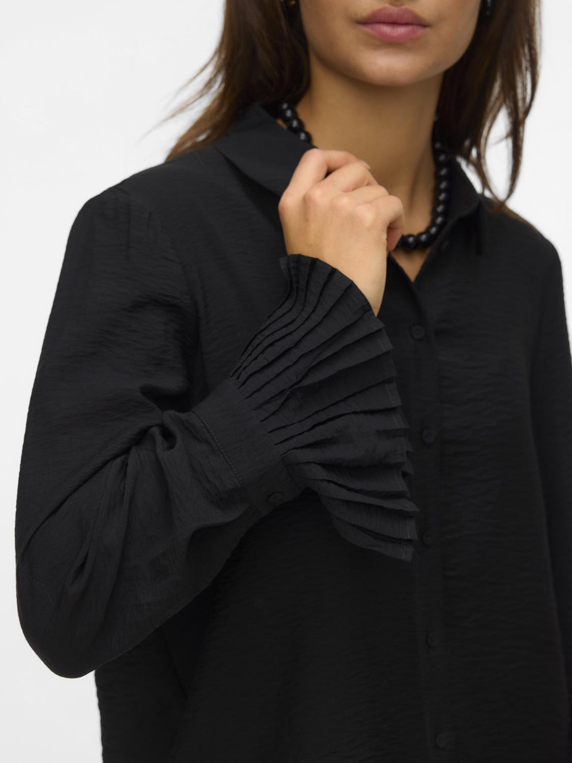 VMPLISSI Shirt - Black - VERO MODA & VILA Bergvik